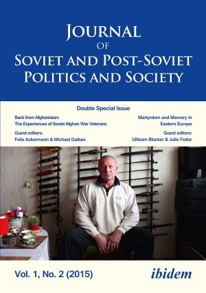 [JSPPS 02] • Journal of Soviet and Post-Soviet Politics and Society (JSPPS) Vol. 1 No. 2 (2015)